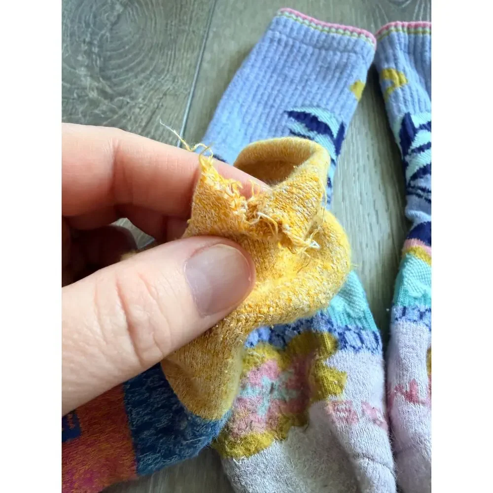 Cozy Bombas Kids Youth Ankle Sock Bundle - Blue Floral!